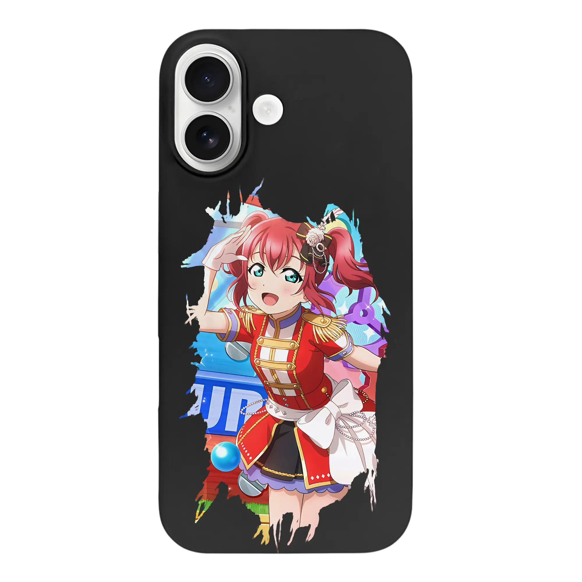 Love Live! グッズ,黒澤ルビィ - iPhone 17 シリーズ シリコンケース 薄型 耐衝撃 指紋防止 ソフトタッチカバー 精密フィット 傷防止 保護ケース iPhone 17/17 Air/17 Pro/17 Pro Max 対応